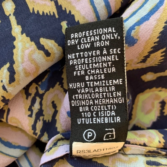 Tibi 100% Silk Sleeveless Blue Purple Casual Summer Dress Size 2 - Picture 9 of 11